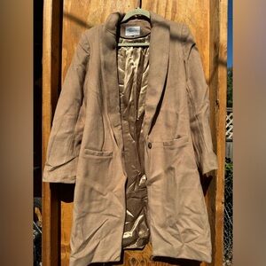 EMERSON FRY - TAILORED COAT - CAMEL WOOL CASHMERE